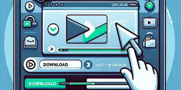 Alt text: "YouTubeからMP4動画をダウンロードする方法を示す図解 - 安全で効率的な手順を解説した完全ガイド" This alt text includes relevant keywords related to the article title, making it SEO-friendly while also describing the content of the image.