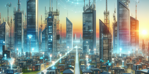 "5G技術の普及状況と今後の展望を示すグラフ：次世代通信の影響で変化するデジタル社会"